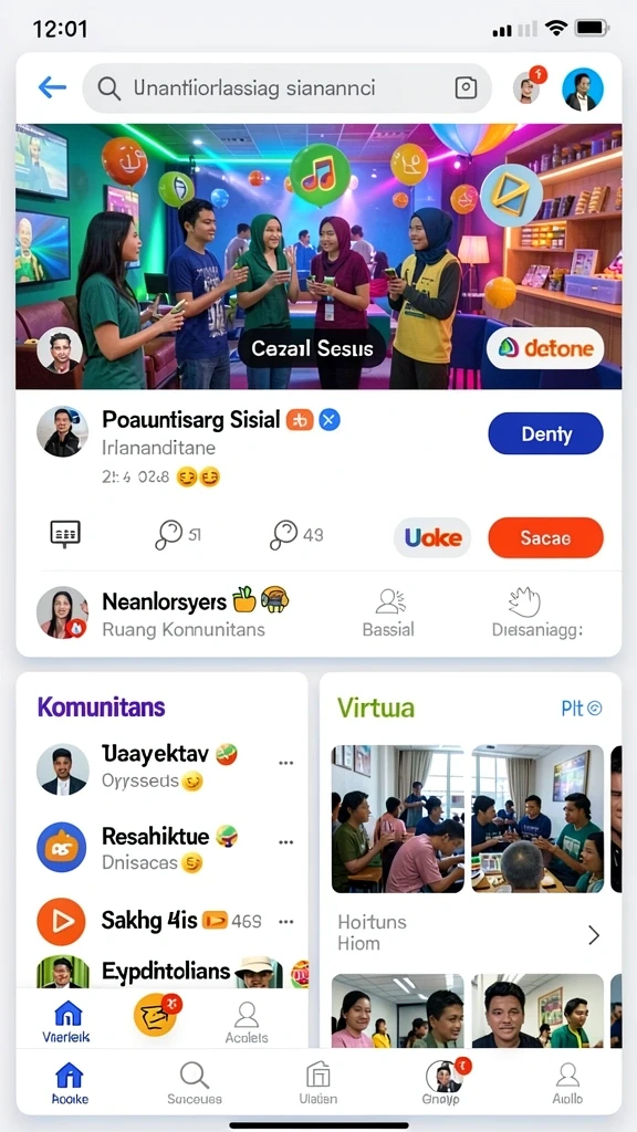 68idn - Tampilan antarmuka yang modern dan user-friendly.