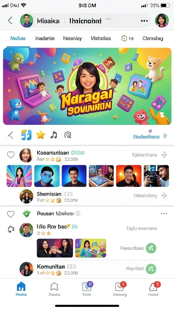 haya777 - Screenshot menunjukkan leaderboard kompetisi antar pemain.
