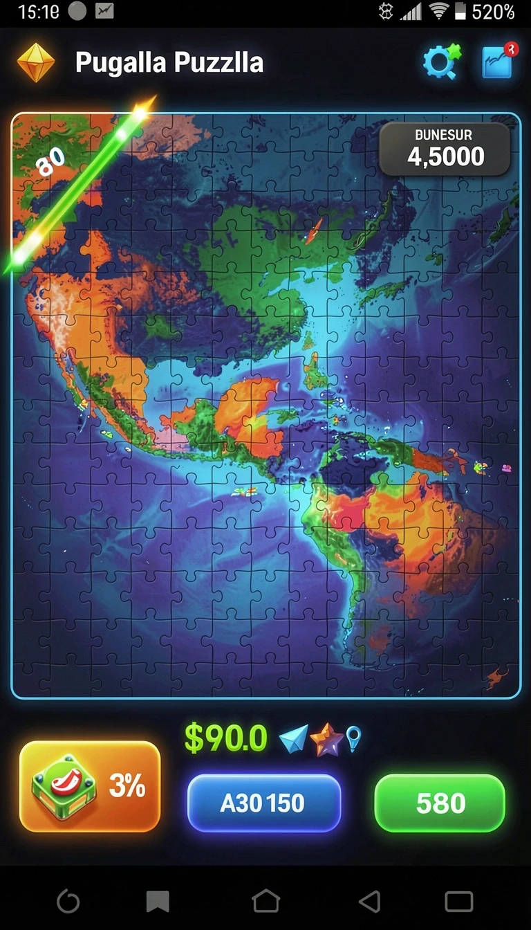 hokigame - Tampilan antarmuka HOKIGAME yang intuitif.