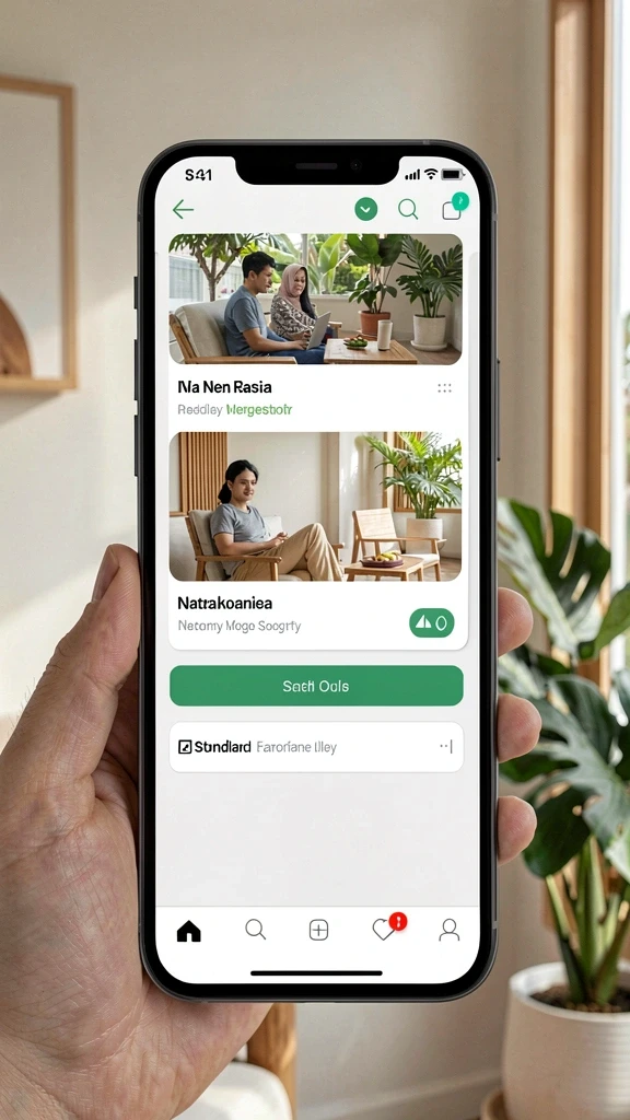 idnseru - Tampilan awal aplikasi IDNSERU yang menarik dan user-friendly.