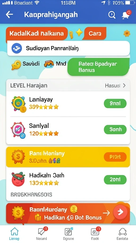 idx777 - Tampilan utama aplikasi IDX777 yang menarik.